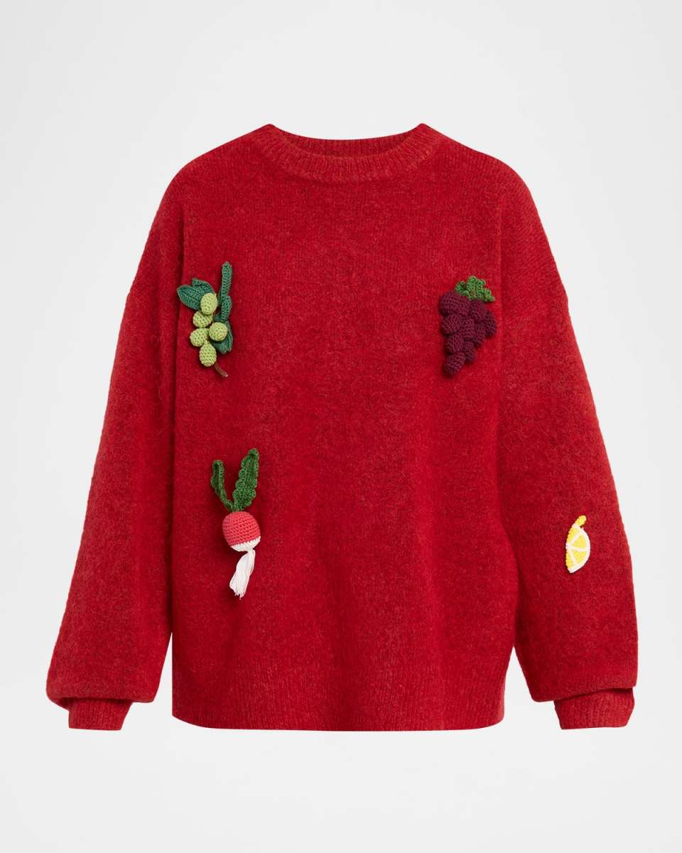 Fruitto Mohair-Blend Crewneck Sweater